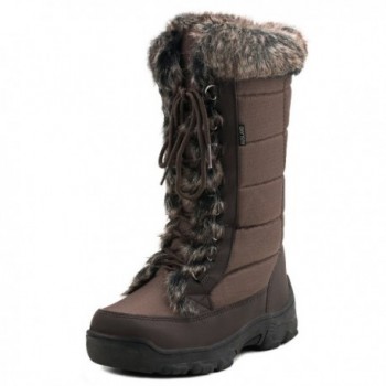 Shenda Womens Mid Calf E7623 Chocolate