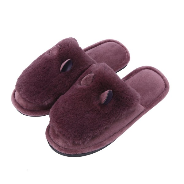 Womens Slippers Rabbit Animal Winter