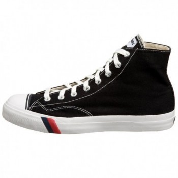 Pro-Keds Men's Royal Hi Canvas Sneaker - Black/White - C4112MIVQ03