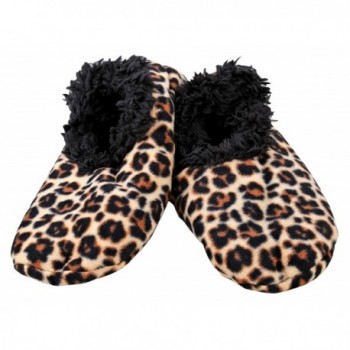 Snoozies Womens Tried Brown Leopard