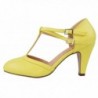 Chase Chloe Womens T Strap Yellow