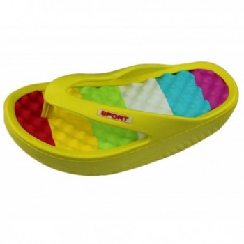 ANBOVER Platform Massage Slippers Yellow 41