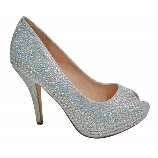 Blossom Collection Sparkle Rhinestone Platform