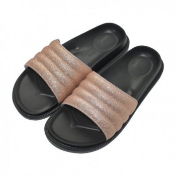 ManZu Sequin Sandals Support Slippers