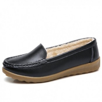 Meeshine Leather Moccasins Slippers Loafers
