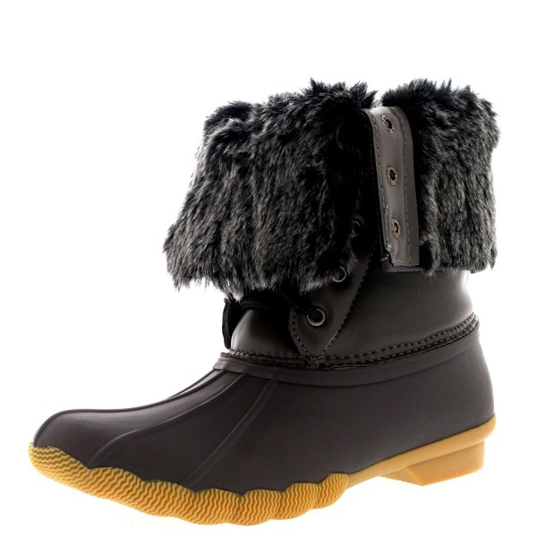 Womens Rubber Tread Winter Boots