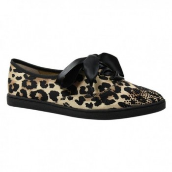 Womens Schooner Sneaker Leopard Fabric