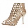 Jiandick Twinkling Cut Outs Rhienstone Stiletto