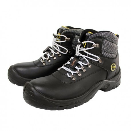 Ankle High Work Boots For Men Water Resistant Steel Toe Boots Black Ankle High Work Boots For Men Water Resistant Steel Toe Boots Black