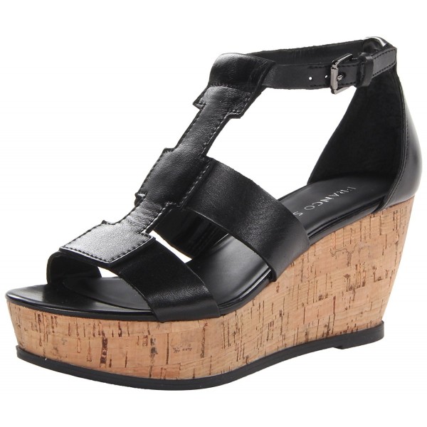 Women's Falco Wedge Sandal - Black - CE11F2IMFRN