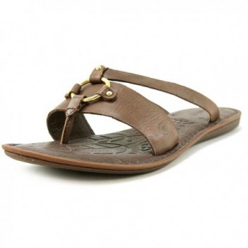 B C Womens Leather Sandals