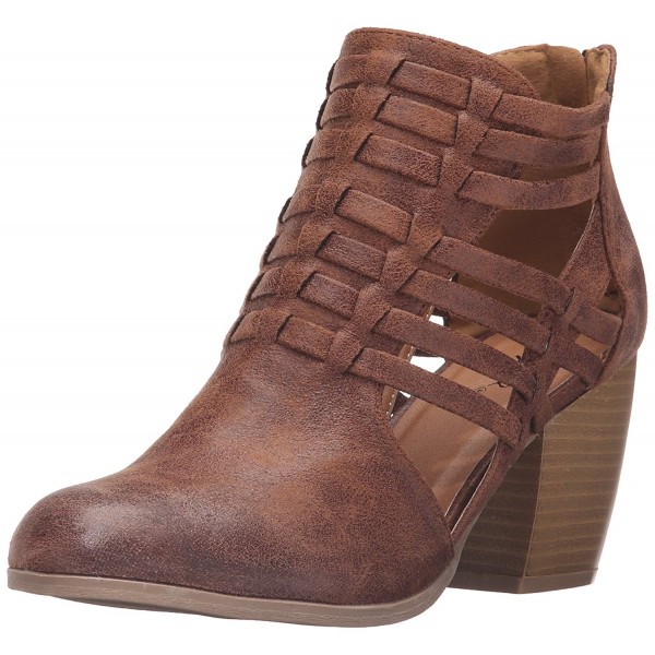 Qupid Womens Maze 93 Boot Cognac