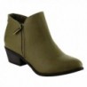 IC63 Womens Zipper Almond Bootie