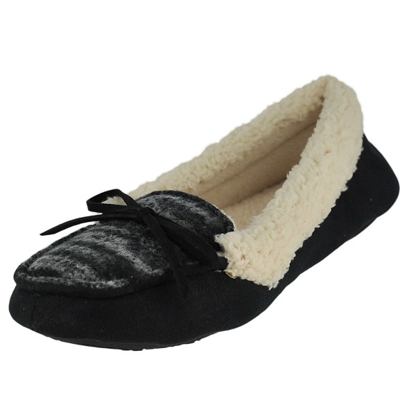 Dearfoams Fabrication Moccasin Womens Slippers