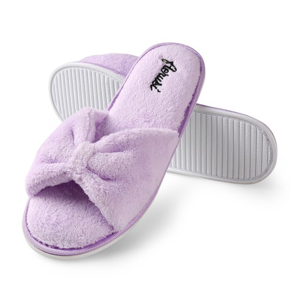 Aerusi Woman Bedroom Slipper Purple