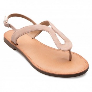 OLIVIA Womens Basic Summer Sandals