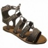 Bamboo Bliss 06M gladiator strappy studded