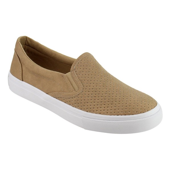 Shoes Women's Tracer Slip On White Sole Shoes - Camel Pu - CU1822LCG6T