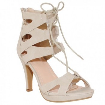 Women Fashion Gladiator Sandals Beige