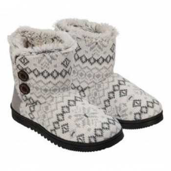 Dearfoams Womens Sweater Outdoor Slippers