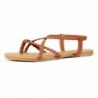 Guilty Heart Crisscross Gladiator Flats Sandals