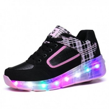 Rechargeable Roller Wheeled Sneakers SilverFor