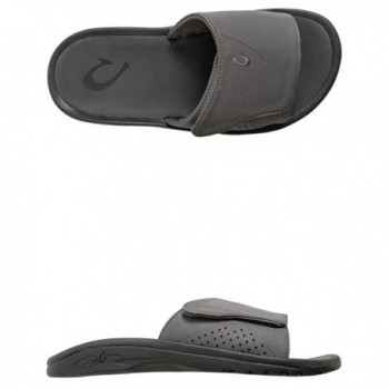 Olukai Mens Slide Sandals Shadow