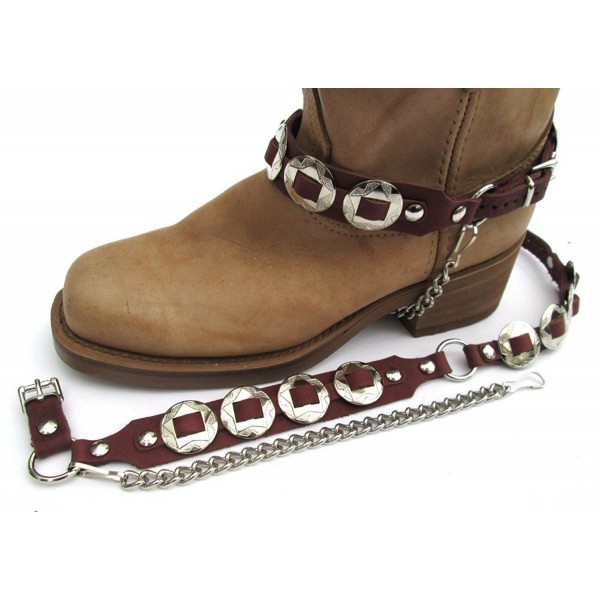 Western Chains Concho Leather Conchos