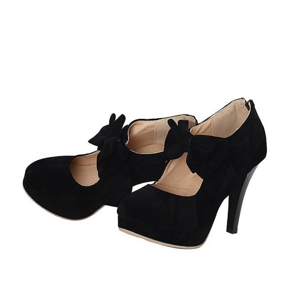 bowtie platform pumps