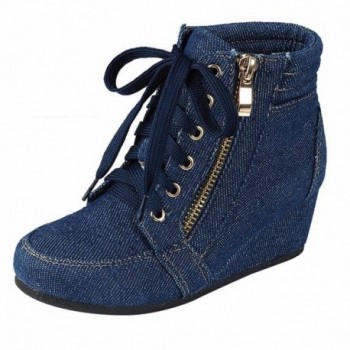 blue jean wedges women's shoes