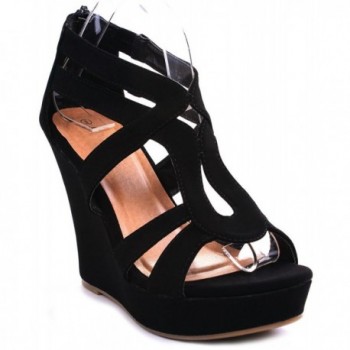 JJF Shoes Black Gladiator Sandals 7