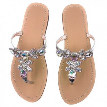 AZMODO Crafted Rhinestones Sandals Y22