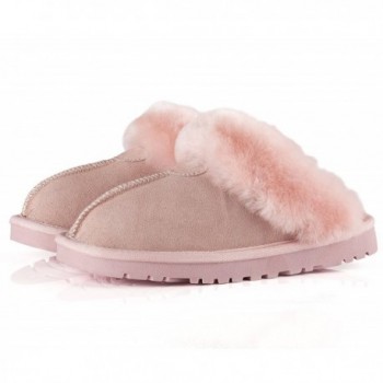 Noayyeu Womens Fleece Shearling Slippers