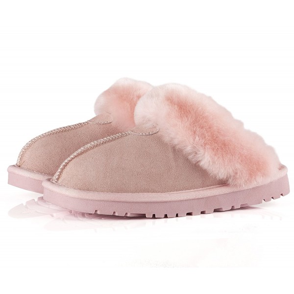 Noayyeu Womens Fleece Shearling Slippers