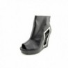 BCBGeneration Womens Cutout Wedge Booties