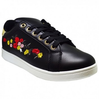 Qupid Pantera 06 Womens Embroidered Sneaker