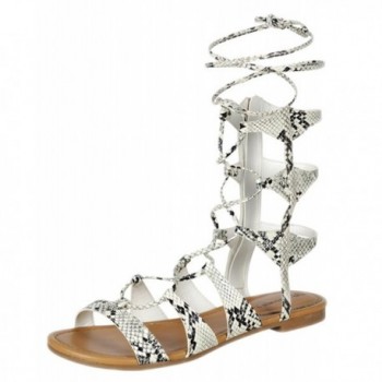 MULTI STRAP DESIGN GLADIATOR SANDALS