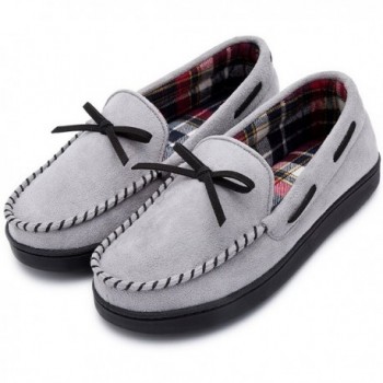Womens Moccasin Slippers Lining US%8CGrey%89