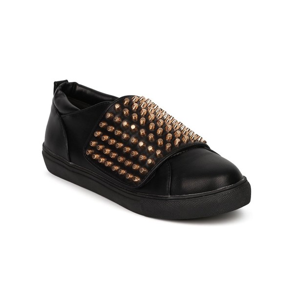 Liliana Women Leatherette Studded Sneaker