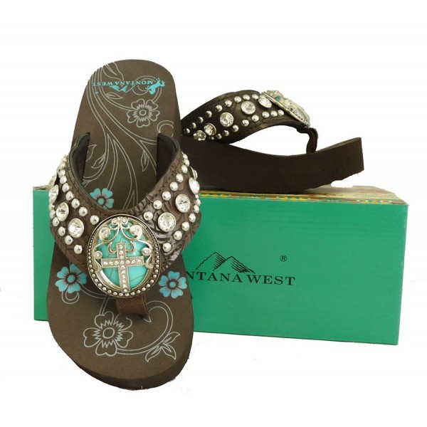 Montana West Ladies Turquoise Pewter