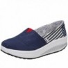 JARLIF Platform Sneakers Athletic BlueUSFlag