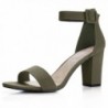 Allegra Womens Chunky Ankle Sandals