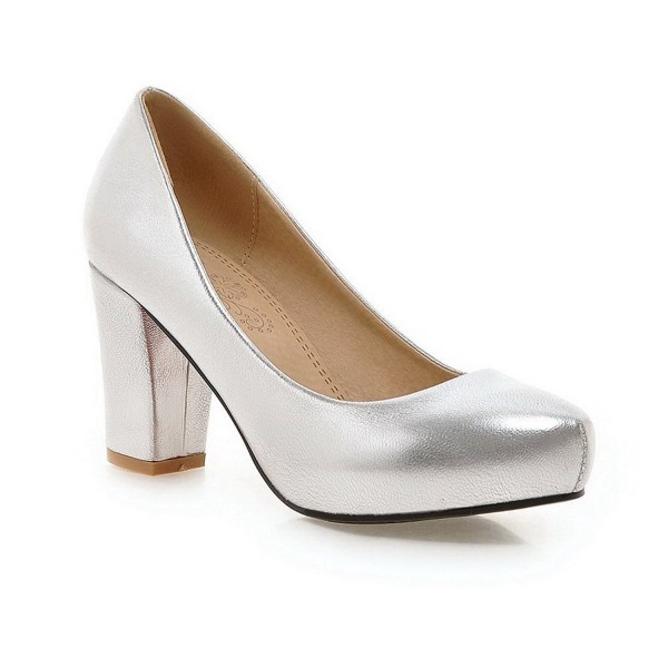 BalaMasa High Heels Imitated Leather Pumps Shoes