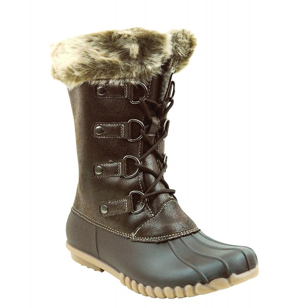 Kali Snow LL Shearling Boots Brown