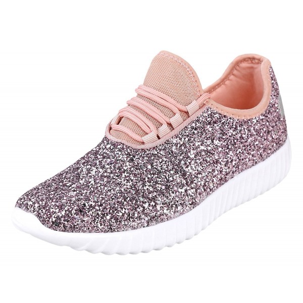 pink glitter sneakers womens