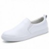 Loafers Fashion Leather Moccasins 505white40
