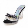 Platform Crystal Sandals Sparkling Diamonds