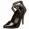 Pleaser Womens Seduce 443 Black Patent