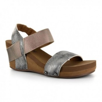 Corkys Bandit Womens Sandal Pewter Distressed