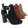 MVE Shoes Womens Leather Stacked